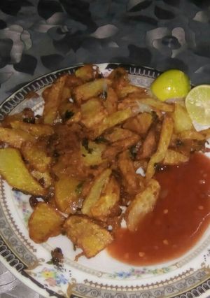 A picture of Crispy Potatoes Chips.