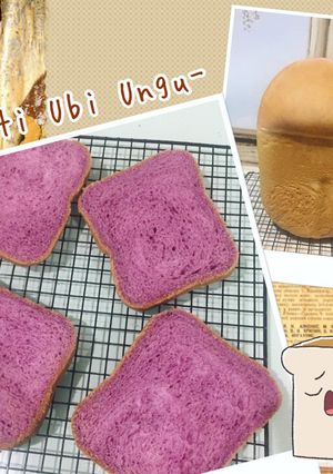Foto resep Roti Tawar Ubi Ungu with Panasonic SD-P104