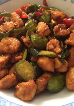 Foto resep Ayam kecap pete