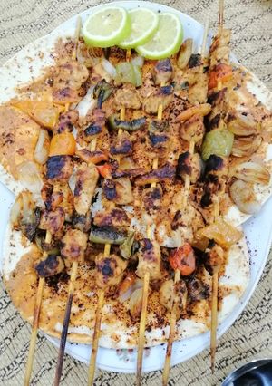 صورة لوصفة شيش طاووق