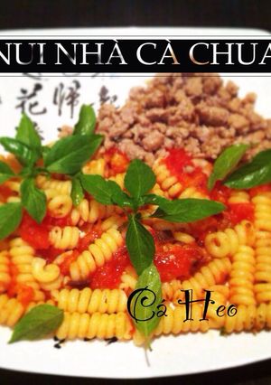 Hình của món NUI NHÀ CÀ CHUA.