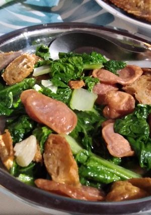 Foto resep Cha Sawi dengan Kekian dan Sosis