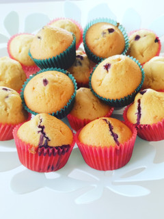 Áfonyás kevert muffin recept fotója