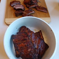 Smoked BBQ Pork Ribs A picture of Smoked BBQ Pork Ribs.