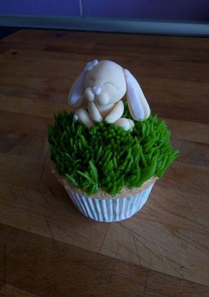 Una foto de Césped de buttercream