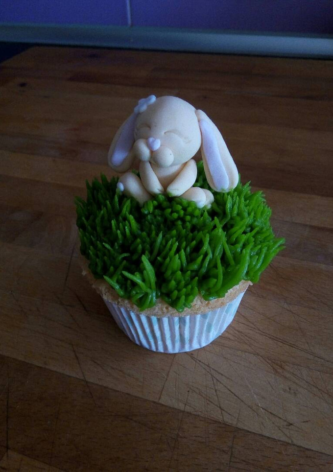 Una foto de Césped de buttercream