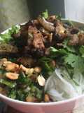 Bún Thịt Nướng with Scallion Oil