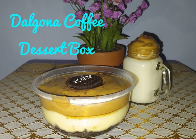 73. Dalgona Coffee Desert Box