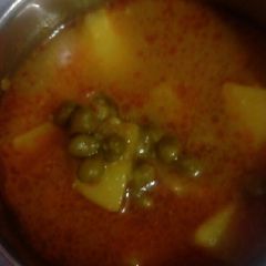 A picture of Aaloo choliya.