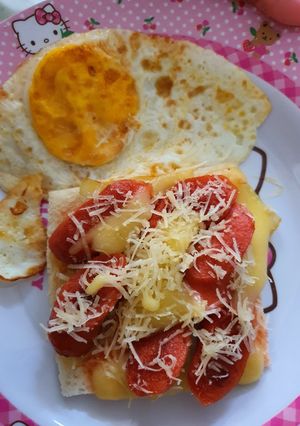 Foto resep Roti Pizza ala2 sarapan simple