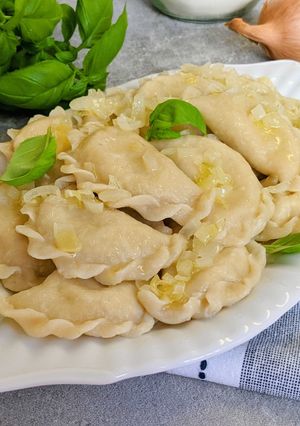 A picture of Traditional polish dumplings.