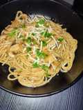 Spaghetti Mushroom with Truffle Sauce