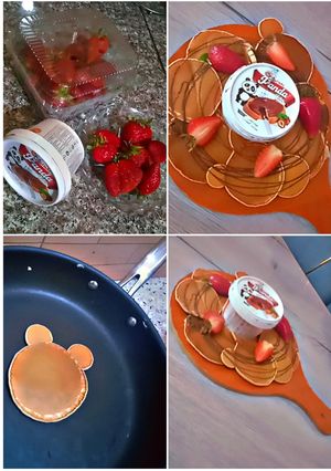صورة لوصفة بانكيك ❤️🥞🍓🍫