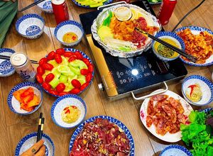 Hình của món Bò bắp nướng.