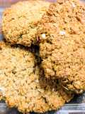 Galletón de avena, miel y plátano