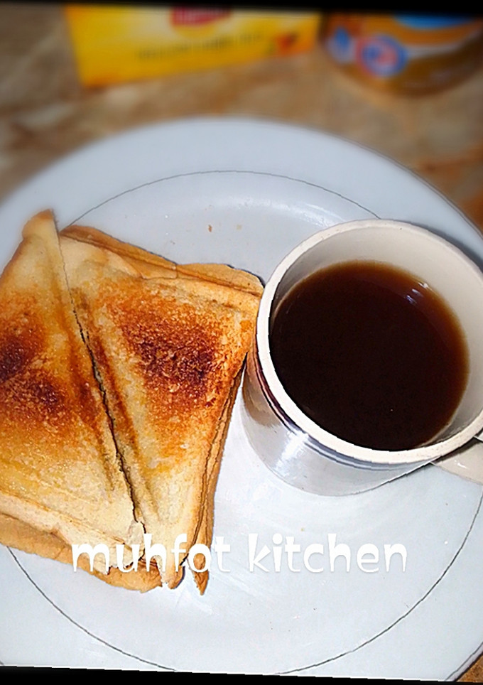 Toasted bread ainihin hoton girkin