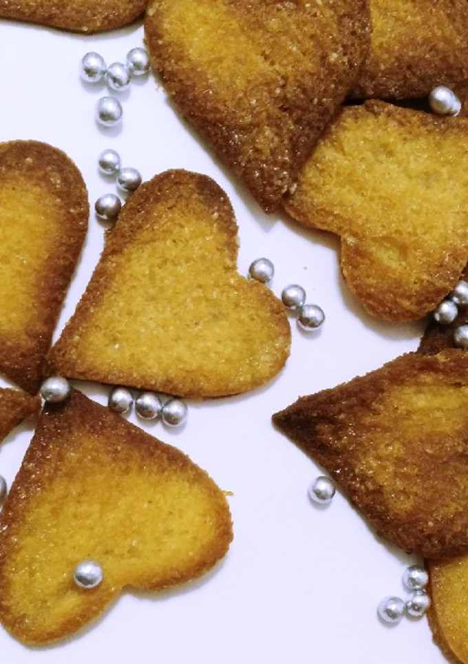Una foto de Galletas crujientes de pan de molde