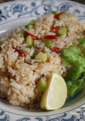 รูปของ ข้าวผัดพริกก้านคะน้าปลาเค็ม