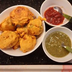 A picture of Batata Vada.