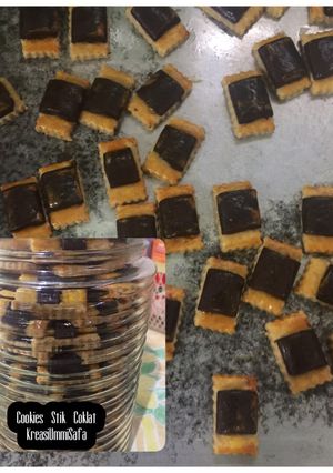 Foto resep Cookies Stik Coklat