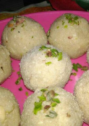 A picture of Rice flour Laduu.