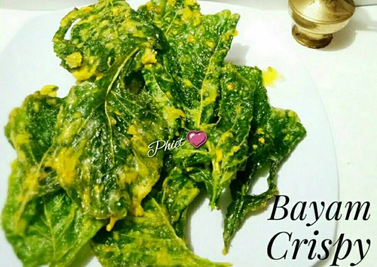 Resep Bayam Crispy yang Lezat Sekali