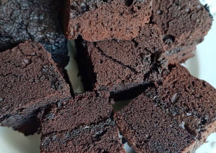 Resep (Seri Cemilan) Brownies kukus panggang spesial yang Menggugah Selera