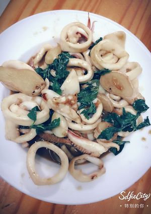 三杯透抽 的食譜成品照片