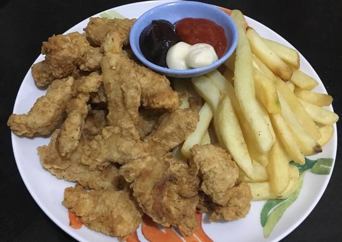 Resep Dory Fish and Chips oleh Felisitas Dwi Arini - Cookpad