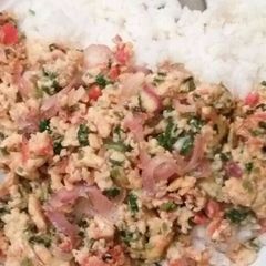 A picture of Eggs with Rice.