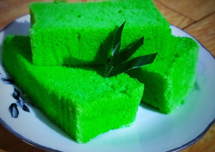 Pandan Ogura Cake Ultra Kempus dan Lembab