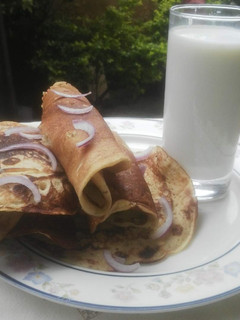 A picture of Nigerian Pancake with oil.