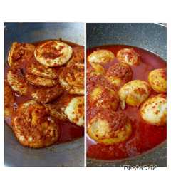 A picture of Telur Masak Bumbu Bali.