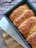 Roti susu Jepun | Milk bread (Shokupan) cheese