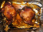 Una foto de lechon horno