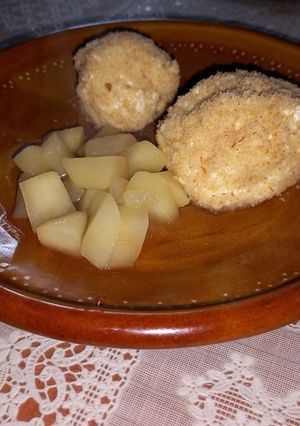 Hamis túrógombóc bodzás almaszósszal recept fotója