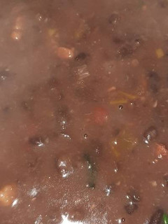 Una foto de Porotos negros guisados (caraotas a lo venezolano)
