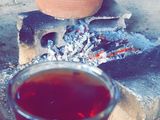 شاي على النار