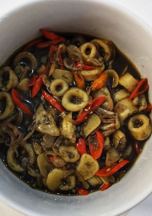 Foto resep Cumi Hitam Pedas