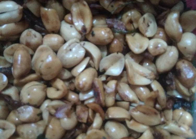 Cara Menyiapkan Kacang Bawang Gurih Kekinian