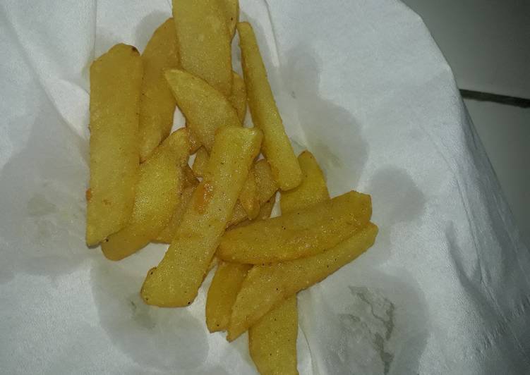 Cara Memasak French fries/kentang goreng yang Gurih