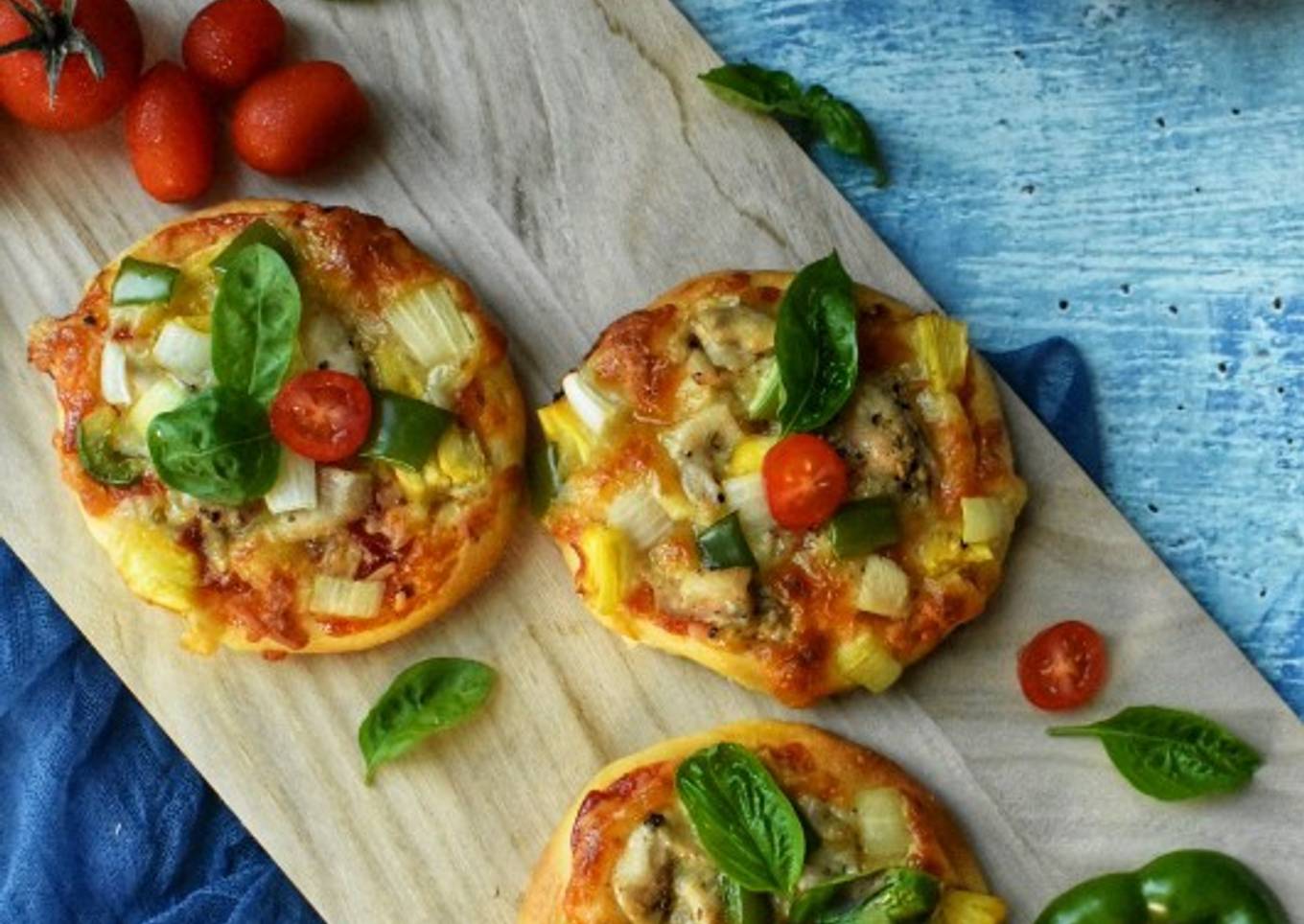 MINI PIZZA AYAM HAWAI# Muna Masak