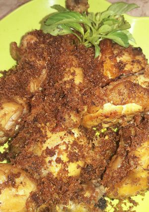 Foto resep Ayam goreng Lengkuas koya kelapa gurih