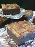 Greentea creamcheese brownies