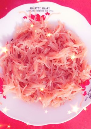 صورة لوصفة حلاوة شعرية بسيطة وسهلة