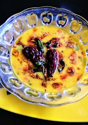A picture of Dal tadka.