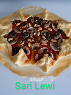 Foto principal de Pizza de champiñones en Horno microondas (5 ingredientes)
