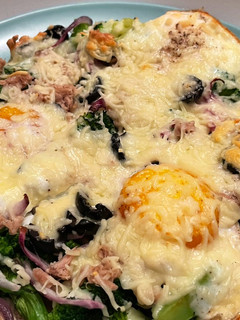 Una foto de Brócoli gratinado