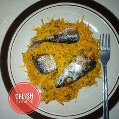 A picture of Abacha (African Salad).