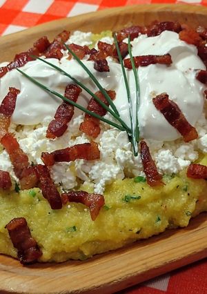 Kisalföldi túrós puliszka recept fotója